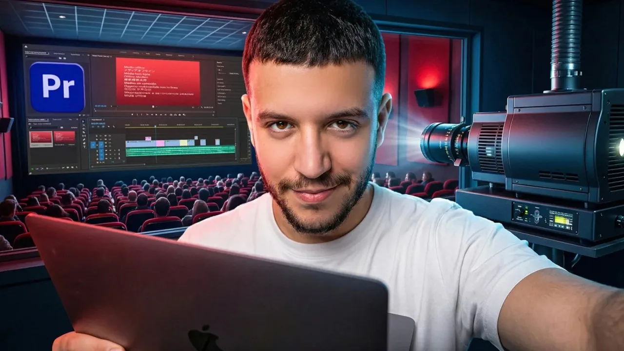 Project thumbnail: SAMEZTWITCH - EDITING A VIDEO ON A CINEMA SCREEN